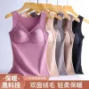 Winter German velvet thermal underwear: Women's thickened and fleece thermal vest as a base layer, and women's base layer shirt as a base layer for autumn and winter details Picture